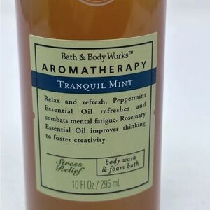 Rare Vintage Bath and Body Works Aromatherapy Body Wash Foam Stress Relief